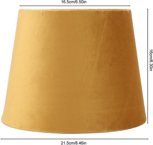 E27 E14 FTVOGUE Velvet Conical Lamp Shade Replacement Cover for Table Floor Lamp, Soft Luxury Material
