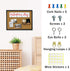 OWLKELA 14.6 x 11 Inch Cork Board - Wall-Mounted Message Notice Pin Board for Office & Home