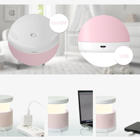 Little Martins Drawer Little Martins Baby Night Light - USB Rechargeable Nursery Feeding LED Lamp - Adjustable