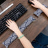 Ergonomic Wrist Rest Bean Bag for Computer Mouse,Memory Foam Wrist Support Pillow Rest Cushion Mat Mousepad for Pain Relief of Tendinitis, Carpal Tunnel (Black)