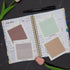Pastel Transparent Sticky Notes, 4 Packs, 3 x 3 Inch, See Through Annotating Sticky Notes for Office School Supplies
