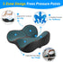 Tailbone Seat Cushion for & Sciatica Pain Relief Certified & Ergonomist-Designed Tapered Front Edge Reduces Thigh