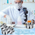 3 Pcs 304 Stainless Lab Sieves, 200 Mesh, 80 Mesh, 10 Mesh Aperture Test Sieve, 4 Inch Diameter Economy Test Sieve