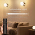 JDCQKHA Dimmable 5200mAh Battery Operated Wall Sconce, Wireless Gold Wall Lamp with Rechargeable Battery, Portables