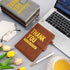 Yexiya 10 Pcs A5 Leather Notebooks, Inspirational Thank You Gifts for Employees and Teachers