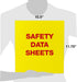 UniKeep SDS Binder, 1.5'' Capacity, 3 Poly Rings, Fully Enclosed