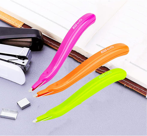 Staple Remover Professional Magnetic, 3 PCS Easy Staple Puller Tool for Office, School, and Home