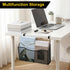 IANFAN 2-IN-1 Clamp On Desk Organizer, Under Desk Side Organizer Storage Hanging Wall Mounted File Holder Under Desks