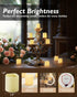 Homemory 12 Pack Flickering Flameless Votive Candles, 200+ Hour Battery Operated LED Tealight for Events