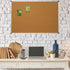 Lockways 2 Pack Double Sided Cork Board Bulletin Board, 36" x 24", Wall-Mounted Silver Aluminum Message Board