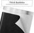 Metronic Large Bubble Mailers, 10.5x16" 40 Pack Self Seal Black Padded Envelopes for Shipping