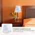 Vintage-Style Small Pleated Blue Fabric Lamp Shade for Table & Floor Lamps