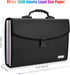 Uquelic 26 Pockets Expanding File Folder, Durable Buckle, Large Legal Size Accordion Filing Organizer