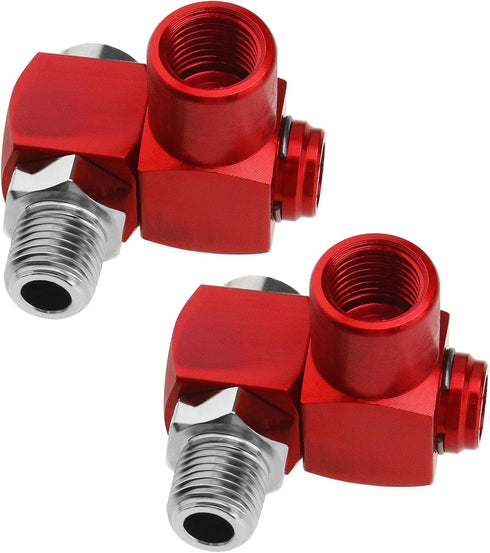 The Lord of the Tools 2PCS 1/4 Inch NPT 360 Degree Swivel Air Hose Connector, DYWX01