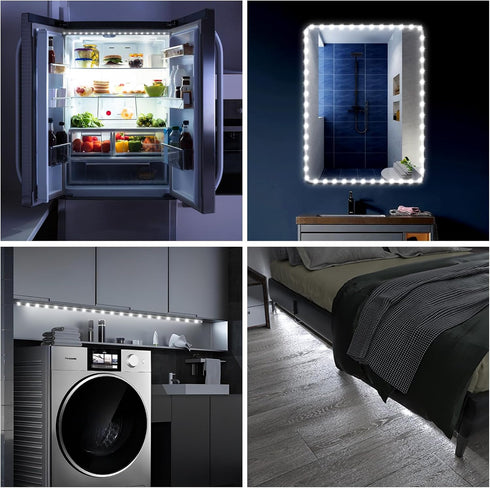 Closet Closet 6.56ft,6000K WOBANE LED Light Motion Activated,Battery Powered Stick-on Anywhere,Homelife Motion Sensor
