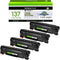 greencycle 4 Pack Compatible Toner Cartridge for Canon 137 - Replacement for CRG137, 9435B001AA, for ImageClass D570,