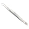 High Precision Stainless Steel Lab Forceps with Curved Very Fine Tips - Scientific Labwares