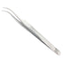 High Precision Stainless Steel Lab Forceps with Curved Very Fine Tips - Scientific Labwares