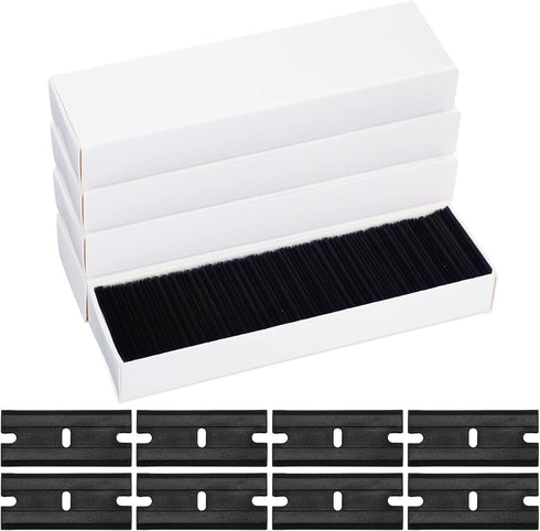 Plastic Razor Blade Scraper Blades, Double Edge Razor Blades for Removing Decals & Cleaning Window Glass, 300 Pieces