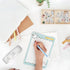 Transparent Acrylic Tape Dispenser, Non-Skid Tape Cutter Holder for Standard Tape Rolls, Clear Tapes, Desktop Tape