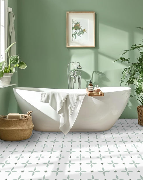 Store(20PCS,7.87" 7.87",Light MORCART Peel and Stick Floor Tile Star Waterproof Vinyl Flooring DIY for Bathroom