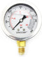 SINOCMP 40Mpa/0-400bar/0-6000PSI Multi Purpose Double Scale Stainless Steel Glycerin Filled Hydraulic Pressure Gauge