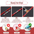 150 Pcs Solder Seal Wire Connectors, Heat Shrink Butt Connectors for Red 22-18 AWG Marine Automotive Use
