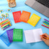 Spakon 48 Sets Rainbow Gifts for Students, Mini Pocket Notepads, Colorful Pencils, Cute Erasers with Organza Bags