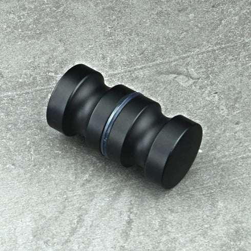 YIDELAI Glass Door Handle, 2.4 inch Aluminum Alloy Single Hole Handle for Shower Room