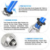 TAILONZ PNEUMATIC Male Straight 6MM Tube OD x 10-32 Inch UNF Thread Push to Connect Fittings (Pack of 10)
