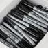 Yocfon 144 Count Set, Permanent Markers Bulk, Black Permanent Markers Fine Tip, Waterproof Markers, Works On Plastic