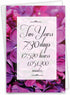 NobleWorks 2nd Milestone Anniversary Notecard w/Envelope, 2 Years of Marriage Love Flower for Couples