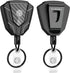 Oaridey Heavy Duty Retractable Keychain with Belt Clip, 31.8” Steel Cord, 9oz Rebound - 2 Pack