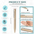 Teling 72 Pcs Small Ballpoint Pen Mini Pens Bulk 4 Inch Short Small Pens Tiny Pen Ink Ballpoint Pens for Notebook Pockets Signature Notepads School Office(Champagne) by Teling