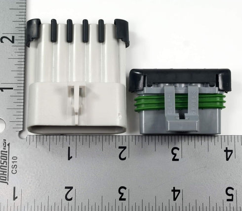 2-Pack 30Amp Metri-Pack Waterproof Connector Terminals and Seals for 10-12 AWG Conductors (5-PIN)