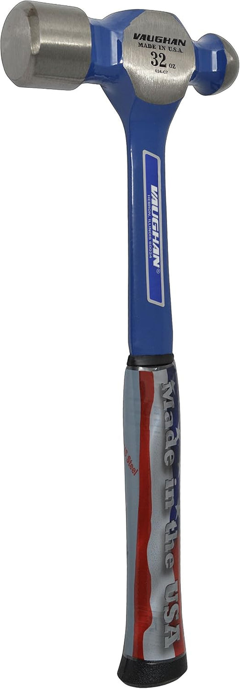 Hammer, 32 oz, VN16571 VAUGHAN Ball Pein Steel handle, American high carbon steel