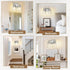 2-Light) SKEJAO Bathroom Vanity Light Over Mirror,Vanity Light for Bathroom,Bathroom Light Fixture Wall Sconce Lighting