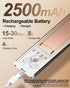 pliow 2500mAh Counter Dimmable Closet 2 Pack LED Under Cabinet Lighting | Motion Sensor Under Lights for Kitchen | USB