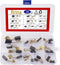 20Pcs Electric Motor Carbon Brushes, 10 Different Sizes for Replacement Repair Power Tool Part