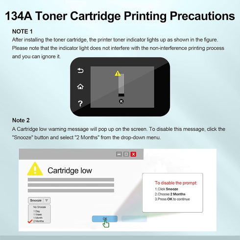 greencycle Compatible Toner Replacement for HP 134A Black Toner Cartridge for Laserjet M209dw MFP M234sdw