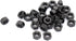 binifiMux 30pcs M8-1.25mm Black Hex Nuts, Carbon Steel