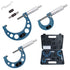 Outside Micrometer Set - HDLNKAK 0-3" Machinist Micrometer, 3 Pcs with 0.0001" Graduation and Case