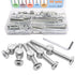 weideer 30sets Crib Screws Hardware Replacement Kit Baby Bed Frame Bolts M6x20/30/40/50/60mm Hex