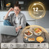 7 Settings, 17.91"x12.8", Food Warming Mat, Food Warmers for Parties Buffet, Silicone Heating Mat with Temperature