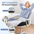 Tailbone ZIKEE Pioneering Gel Seat Cushion for Sitting Without Stuffiness, Ergonomic Memory Foam Office Chair Cushion