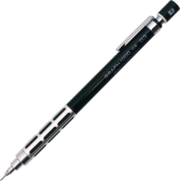 Pentel Graph 1000 CS Mechanical Pencil for Draft, 0.3mm, Black (PG1003CS-A)