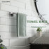 2 Pack, B3008CH-P2 KOKOSIRI Hand Towel Bar Chrome Bathroom Towel Rail Holder Kitchen Paper Holder Wall Mounted Toilet