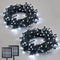 QITONG White Solar String Lights Outdoor Waterproof, 2 Pack Each 66ft 200