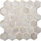 STICKGOO Hexagon Peel and Stick Backsplash Tile, Self Adhesive Wall Tiles for Kitchen and Bathroom, Beige Marble Look