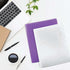 BAZIC 2 Pockets Poly Folder, Bubble Embossed Portfolio - Letter Size Plastic Folders Holder for Office Business